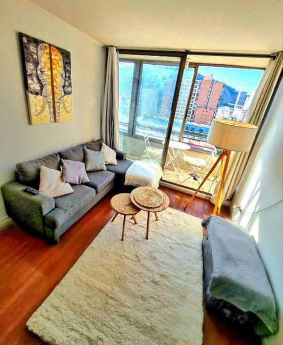 Acogedor Departamento 2d2b Cerca Del Metro Manuel Montt En Providencia Appartamento *
